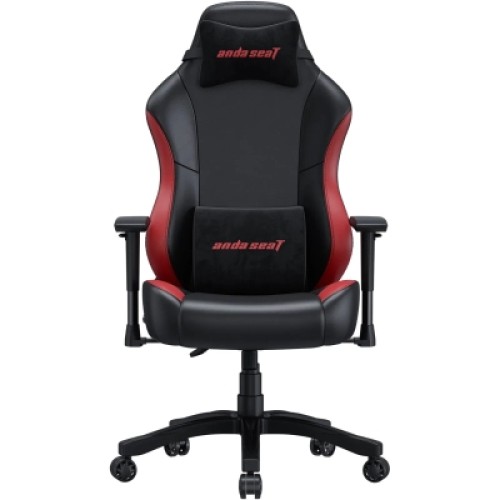 Кресло игровое Anda Seat Luna Color PVC Size L Black/Red (AD18-48-BR-PV)
