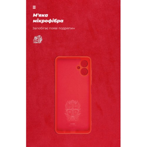 Чехол для мобильного телефона Armorstandart ICON Samsung A06 (A065) Camera cover Red (ARM80136)