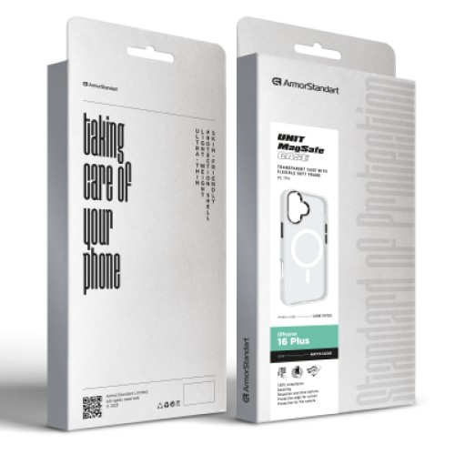 Чехол для мобильного телефона Armorstandart Unit MagSafe Apple iPhone 16 Plus Matte Clear (ARM78708)