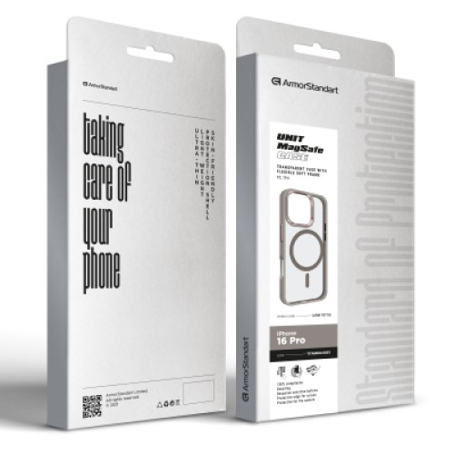 Чехол для мобильного телефона Armorstandart Unit MagSafe Apple iPhone 16 Pro Titanium Grey (ARM78710)