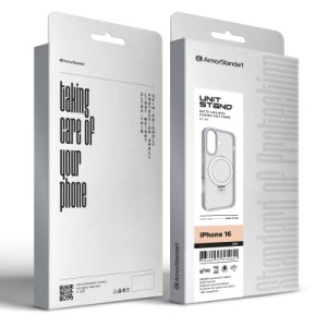 Чехол для мобильного телефона Armorstandart Unit Stand Apple iPhone 16 Grey (ARM78728)