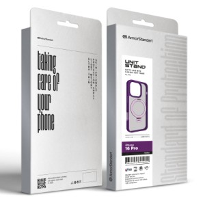 Чохол до мобільного телефона Armorstandart Unit Stand Apple iPhone 16 Pro Purple (ARM78741)