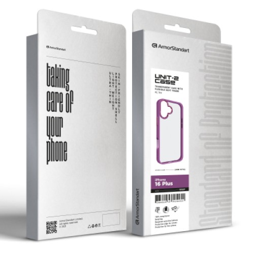 Чехол для мобильного телефона Armorstandart UNIT2 Apple iPhone 16 Plus Violet (ARM78754)