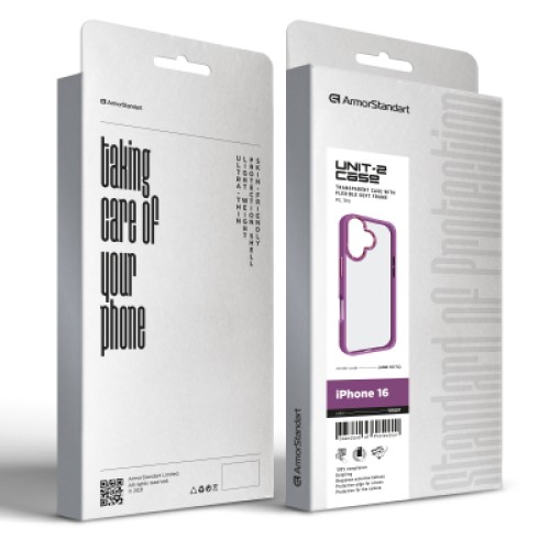 Чехол для мобильного телефона Armorstandart UNIT2 Apple iPhone 16 Violet (ARM78774)
