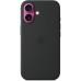Чехол для мобильного телефона Apple iPhone16 Silicone Case with MagSafe - Black (MYY13ZM/A)