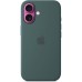 Чехол для мобильного телефона Apple iPhone16 Silicone Case with MagSafe - Lake Green (MYY83ZM/A) Чехол для мобильного телефона Apple iPhone16 Silicone Case with MagSafe - Lake Green (MYY83ZM/A)