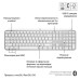 Клавиатура Logitech MX Keys S для MAC Bluetooth/Wireless UA Pale Grey (920-011638)