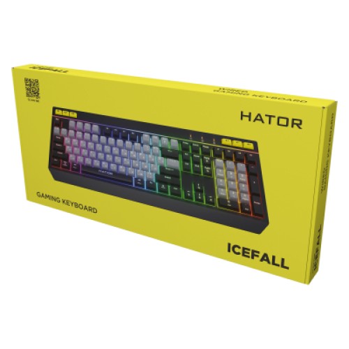 Клавиатура Hator Icefall USB Black/Grey (HTK401UA)