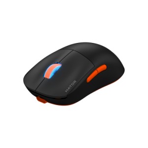 Мышка Hator Quasar 2 Pro Wireless/Bluetooth/USB Black/Orange (HTM560BO)