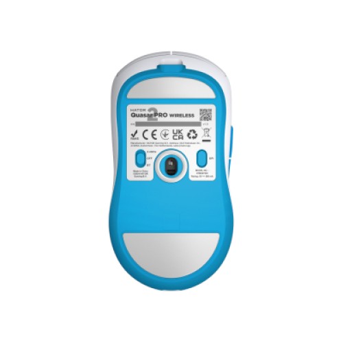 Мышка Hator Quasar 2 Pro Wireless/Bluetooth/USB White/Cyan (HTM561WC) Мышка Hator Quasar 2 Pro Wireless/Bluetooth/USB White/Cyan (HTM561WC)