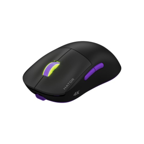 Мышка Hator Quasar 2 Ultra 4K Wireless/Bluetooth/USB Black/Lilac (HTM570BL) Мышка Hator Quasar 2 Ultra 4K Wireless/Bluetooth/USB Black/Lilac (HTM570BL)