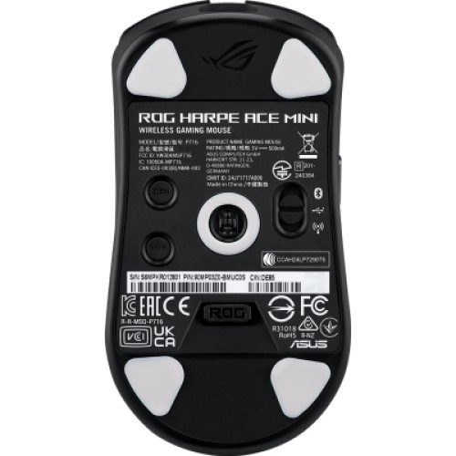 Мышка ASUS ROG Harpe Ace Mini Wireless/Bluetooth/USB Black (90MP03Z0-BMUA00)