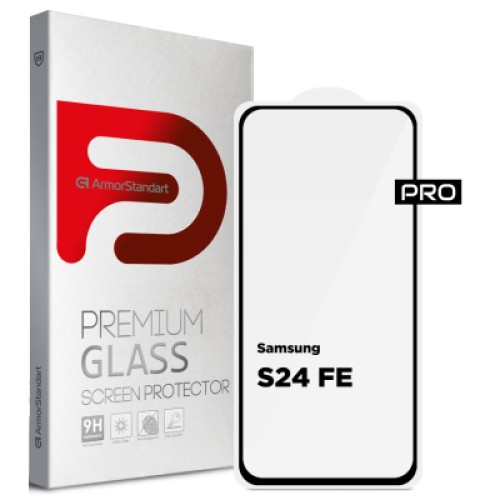 Стекло защитное Armorstandart Pro Samsung S24 FE Black (ARM76972)
