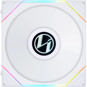 Кулер для корпуса Lian Li Reverse TL LCD 140-1, White (G99.14RTLLCD1W.00)