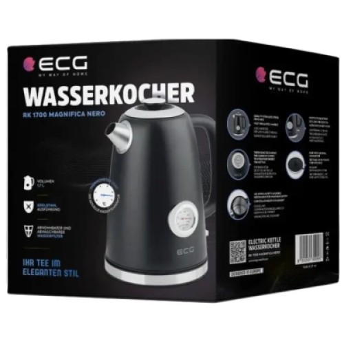 Электрочайник ECG RK 1700 Magnifica Nero