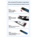 Карман внешний Dynamode M.2 SSD NVMe/SATA combo ч-з USB3.2 GEN2 Type-C (DM-CAD-SSD09)