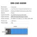 Карман внешний Dynamode M.2 SSD NVMe/SATA combo ч-з USB3.2 GEN2 Type-C (DM-CAD-SSD09)