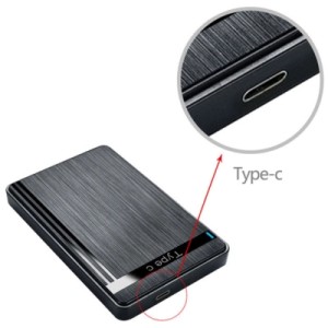 Карман внешний Dynamode 2.5" SATA/SSD HDD - USB 3.1 Type-C (DM-CAD-25317C)