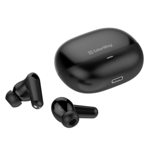 Наушники ColorWay Slim TWS-1 Earbuds Long Life Black (CW-TWS1BK1)