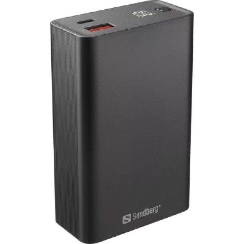 Батарея универсальная Sandberg 20000mAh, PD/65W, QC/3.0, low carrent mode, +cable 100W (420-95)
