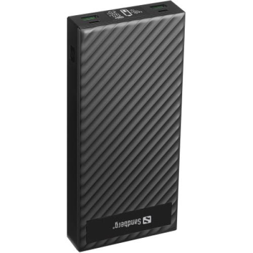 Батарея универсальная Sandberg 30000mAh, PD/100W, QC/3.0, UPS mode, +2*cable 100W (420-87)