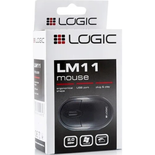Мышка Logic concept LM-11 USB Black (M-LC-LM11)