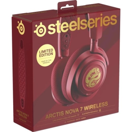 Наушники SteelSeries Arctis Nova 7 Wireless Dragon Edition Red (61557)