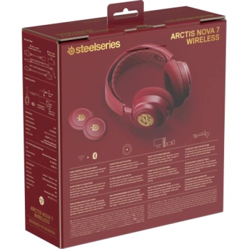 Наушники SteelSeries Arctis Nova 7 Wireless Dragon Edition Red (61557)