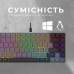 Клавиатура GamePro MK141R Red Swich Low Profile RGB USB Dark Gray (MK141R)