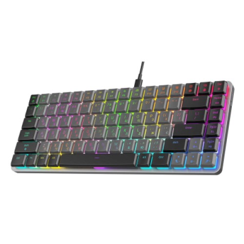 Клавиатура GamePro MK141R Red Swich Low Profile RGB USB Dark Gray (MK141R)