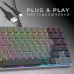 Клавиатура GamePro MK141R Red Swich Low Profile RGB USB Dark Gray (MK141R)