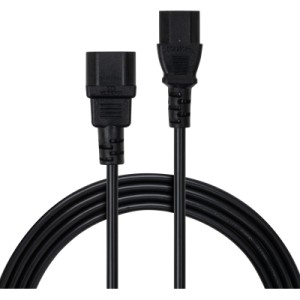 Кабель питания C13 to C14 3.0m 1mm2 Vinga (VCPP1C13143BK)