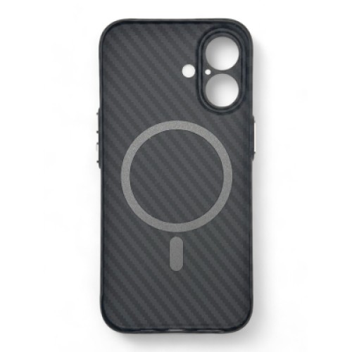 Чехол для мобильного телефона BeCover Carbonite Case (MagSafe) для Apple iPhone 16 Black (712067)