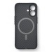 Чехол для мобильного телефона BeCover Carbonite Case (MagSafe) для Apple iPhone 16 Black (712067)