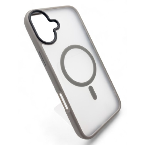 Чехол для мобильного телефона BeCover Metal Buttons Case (MagSafe) для Apple iPhone 16 Gray (712092)