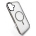 Чехол для мобильного телефона BeCover Metal Buttons Case (MagSafe) для Apple iPhone 16 Gray (712092)