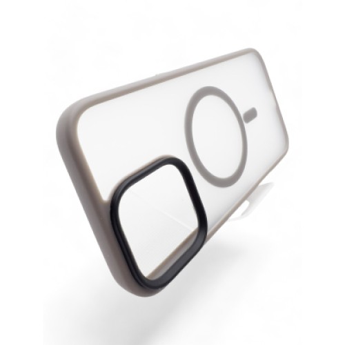 Чехол для мобильного телефона BeCover Metal Buttons Case (MagSafe) для Apple iPhone 16 Gray (712092)