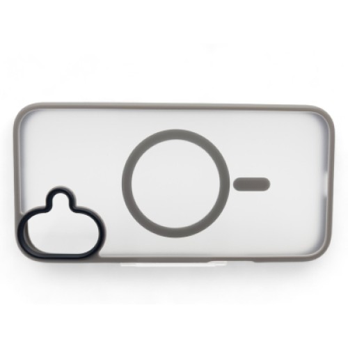 Чехол для мобильного телефона BeCover Metal Buttons Case (MagSafe) для Apple iPhone 16 Gray (712092)