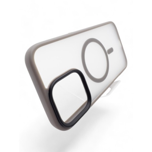 Чехол для мобильного телефона BeCover Metal Buttons Case (MagSafe) для Apple iPhone 16 Pro Max Gray (712101)