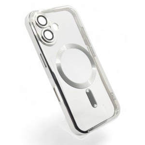 Чехол для мобильного телефона BeCover TPU Chrome Case (MagSafe) для Apple iPhone 16 Plus Silver (712078)
