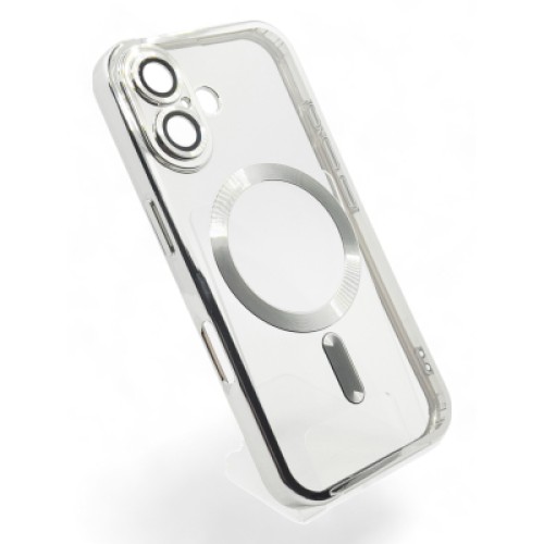 Чехол для мобильного телефона BeCover TPU Chrome Case (MagSafe) для Apple iPhone 16 Plus Silver (712078)