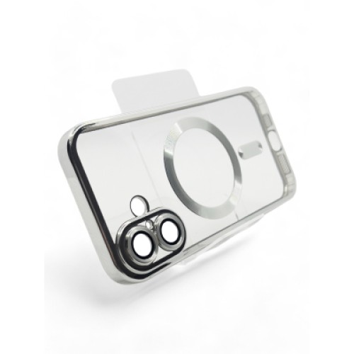 Чехол для мобильного телефона BeCover TPU Chrome Case (MagSafe) для Apple iPhone 16 Plus Silver (712078)