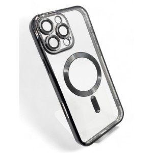 Чехол для мобильного телефона BeCover TPU Chrome Case (MagSafe) для Apple iPhone 16 Pro Max Black (712085)