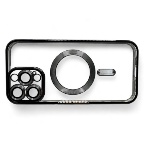Чехол для мобильного телефона BeCover TPU Chrome Case (MagSafe) для Apple iPhone 16 Pro Max Black (712085)