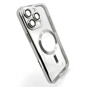 Чехол для мобильного телефона BeCover TPU Chrome Case (MagSafe) для Apple iPhone 16 Pro Silver (712083)