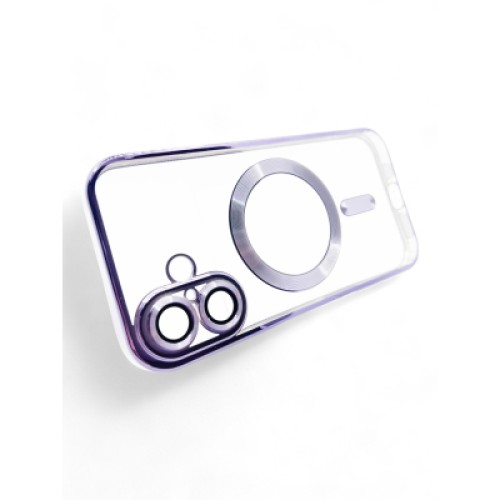 Чехол для мобильного телефона BeCover TPU Chrome Case (MagSafe) для Apple iPhone 16 Purple (712074)