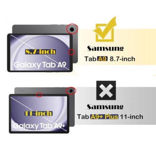 Чехол для планшета BeCover Protected Cover Samsung Galaxy Tab A9 SM-X115 8.7" Black (711874)
