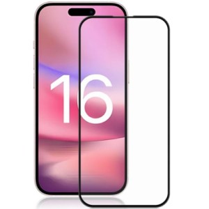Стекло защитное BeCover Apple iPhone 16 Black (712122)