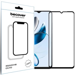 Стекло защитное BeCover Blackview Color 8 Black (712127)