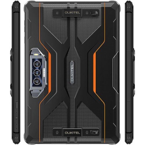 Планшет OUKITEL RT8 11" 6/256GB Dual Sim Black-Orange with hand (6931940756396)